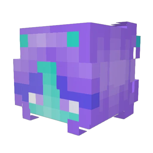 dadsneeze Minecraft avatar head, 3D render