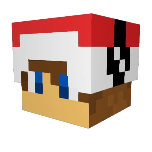 dadydrip69 Minecraft avatar head, 3D render