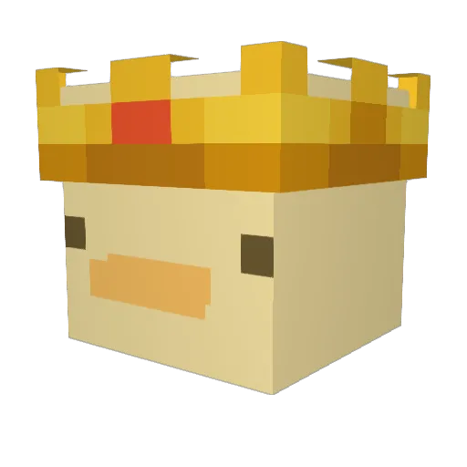 dadyofivguynut Minecraft avatar head, 3D render