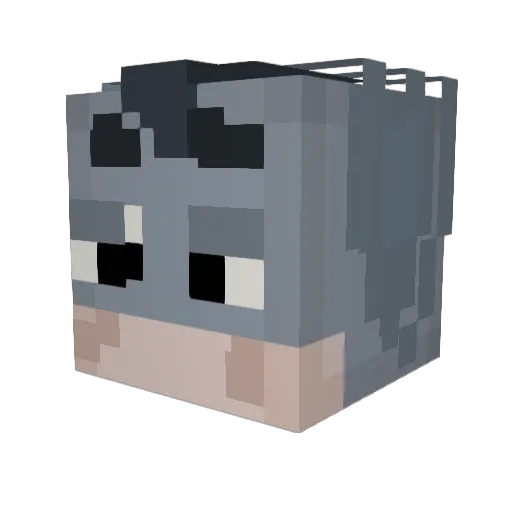 daechre Minecraft avatar head, 3D render