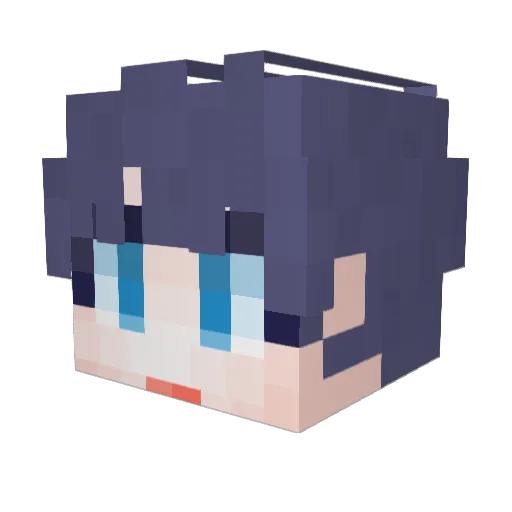 daedong2 Minecraft avatar head, 3D render