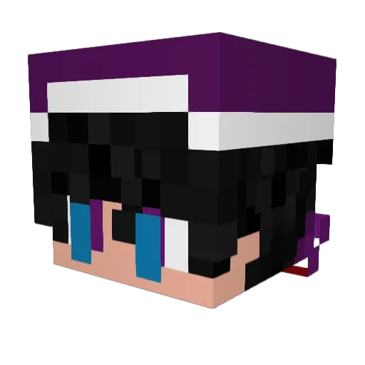 daedzone Minecraft avatar head, 3D render