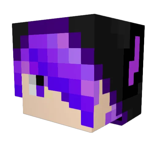 daego Minecraft avatar head, 3D render
