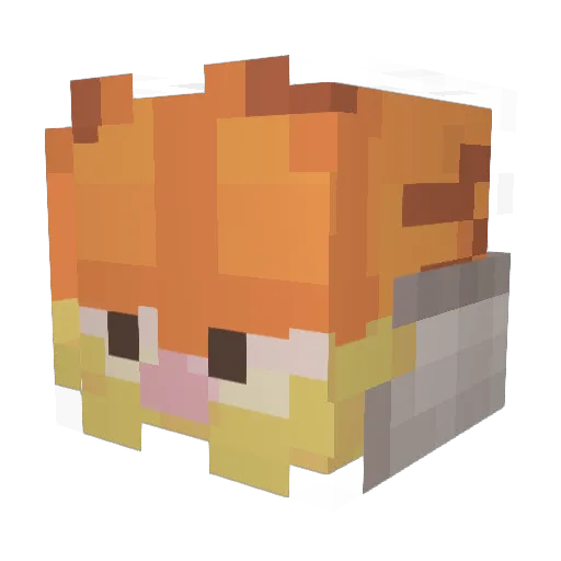 daeneLOL Minecraft avatar head, 3D render