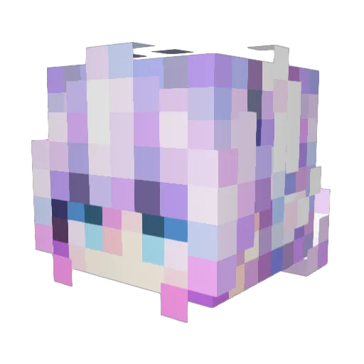daeun0828 Minecraft avatar head, 3D render
