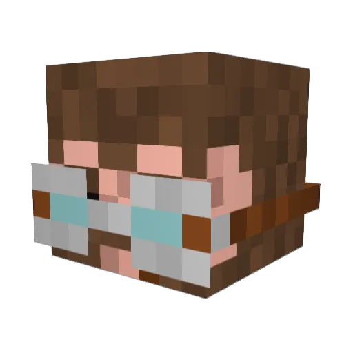 daffiestrain49 Minecraft avatar head, 3D render
