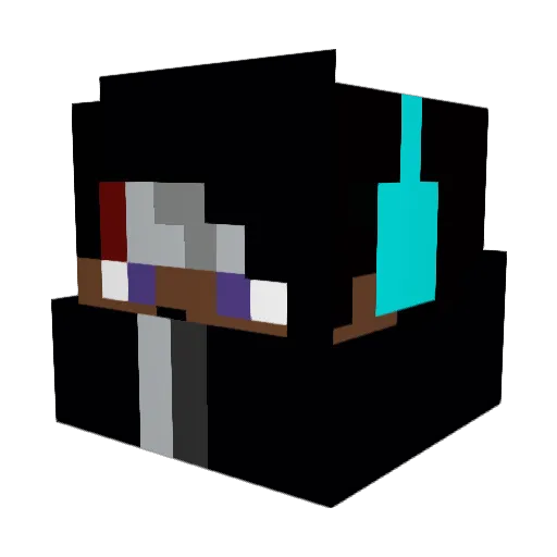 dafro730 Minecraft avatar head, 3D render
