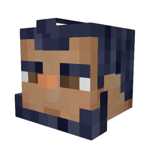 daful85 Minecraft avatar head, 3D render
