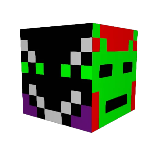 dagar27 Minecraft avatar head, 3D render