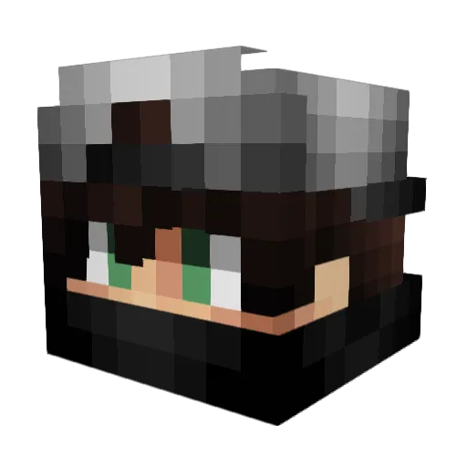 daggyzk Minecraft avatar head, 3D render