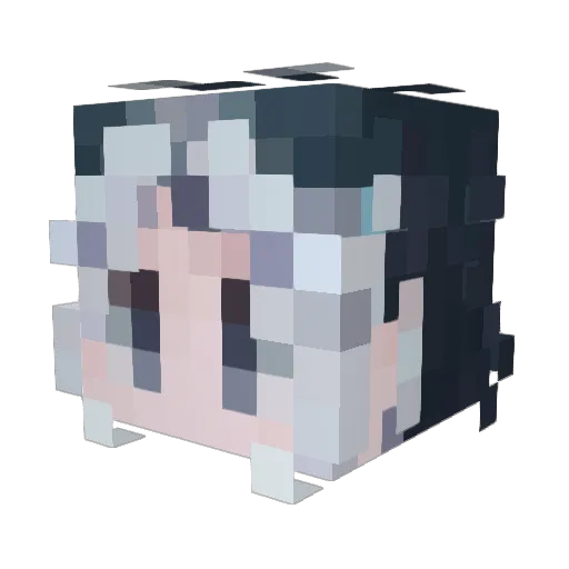 dagon____ Minecraft avatar head, 3D render