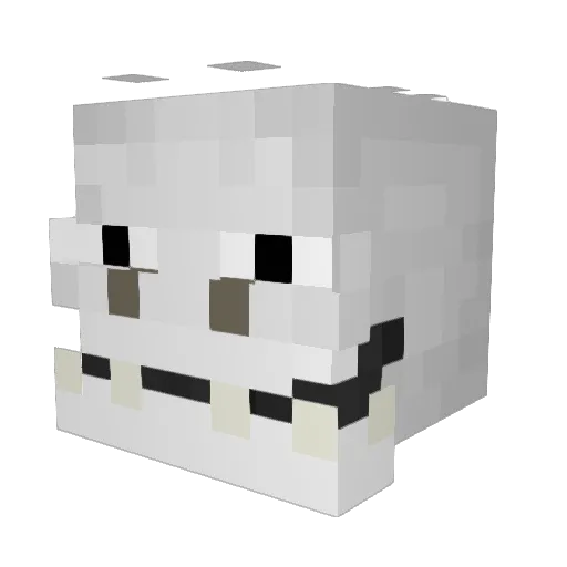 dagr2th Minecraft avatar head, 3D render