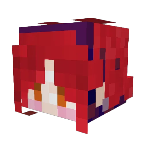 dahafazlacay Minecraft avatar head, 3D render