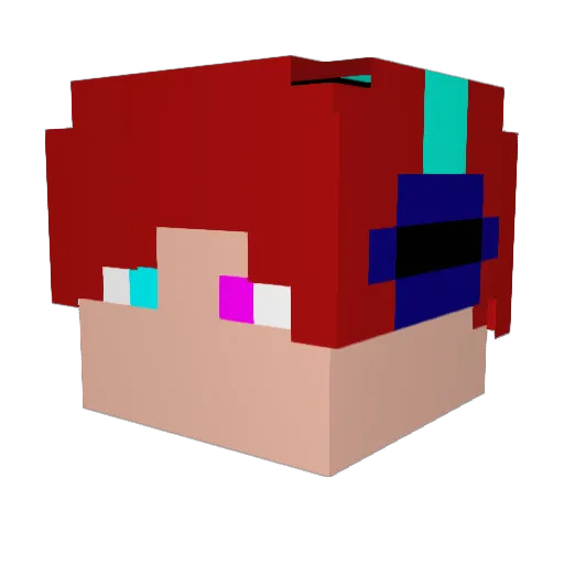 daham_11 Minecraft avatar head, 3D render