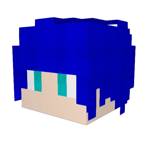 dahan9819 Minecraft avatar head, 3D render
