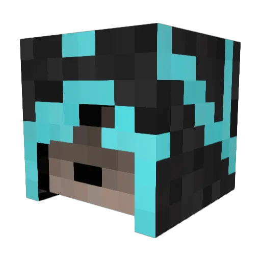 dahcrazykid Minecraft avatar head, 3D render