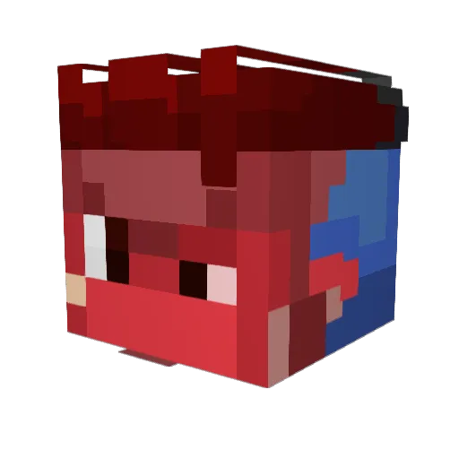 dahitta69 Minecraft avatar head, 3D render
