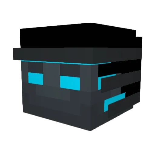 dahlez Minecraft avatar head, 3D render