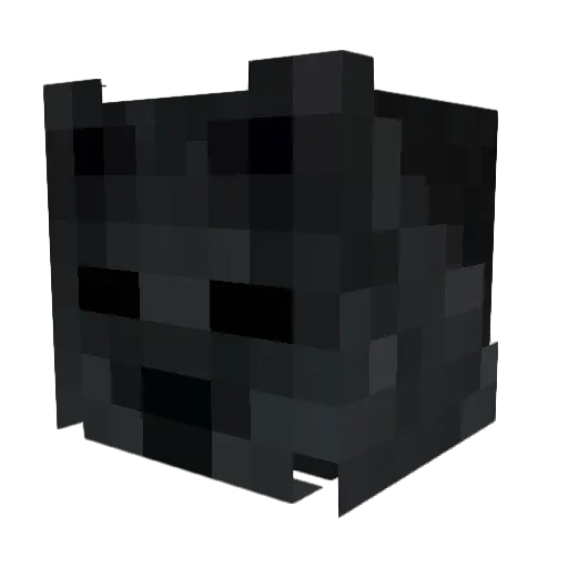 dahw Minecraft avatar head, 3D render