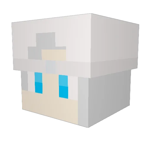 dahyun0809 Minecraft avatar head, 3D render