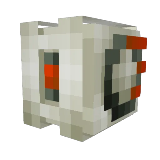 dahzee Minecraft avatar head, 3D render