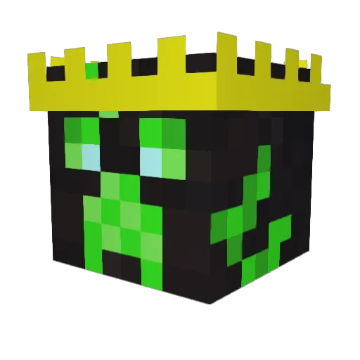 daidochan Minecraft avatar head, 3D render