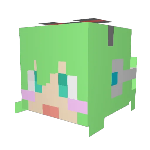 daigo80 Minecraft avatar head, 3D render
