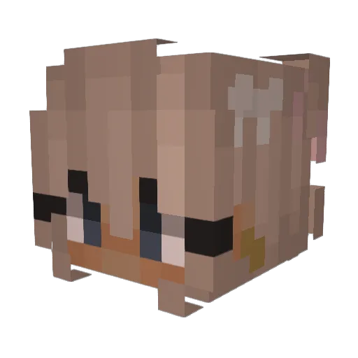 daiisymae Minecraft avatar head, 3D render