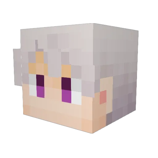 daiju714 Minecraft avatar head, 3D render