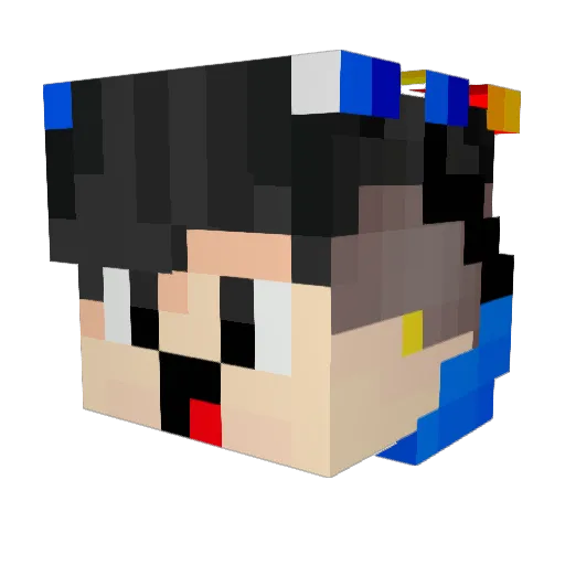 daikinhoo___ Minecraft avatar head, 3D render
