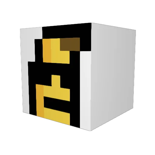 daily_skilo Minecraft avatar head, 3D render