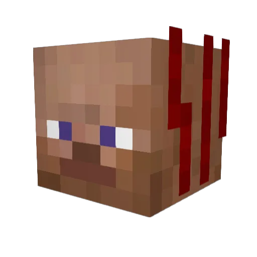 daima3629 Minecraft avatar head, 3D render