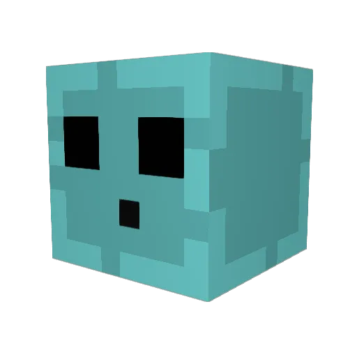 daimeyo Minecraft avatar head, 3D render