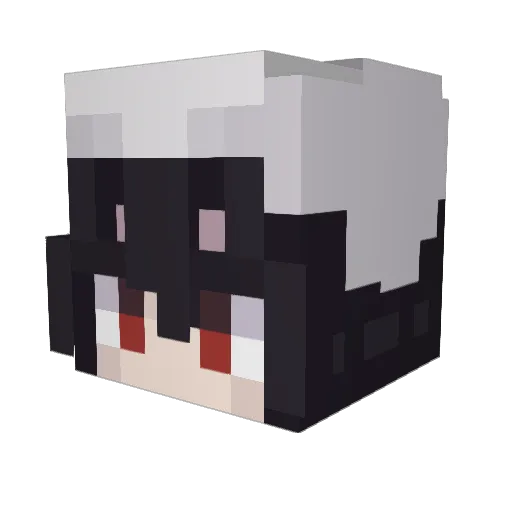 daimon9 Minecraft avatar head, 3D render