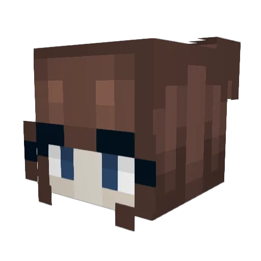 daimyhx Minecraft avatar head, 3D render