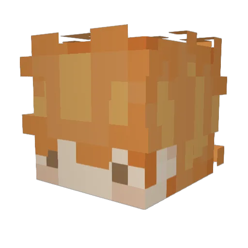 daindelion Minecraft avatar head, 3D render