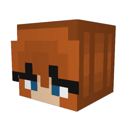 daintonator Minecraft avatar head, 3D render