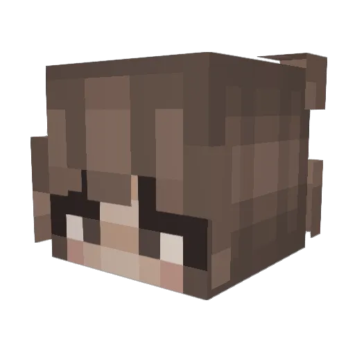 daintvy Minecraft avatar head, 3D render