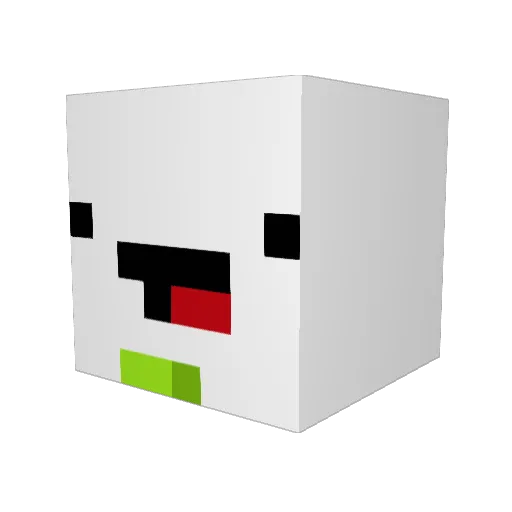 dairrisss Minecraft avatar head, 3D render