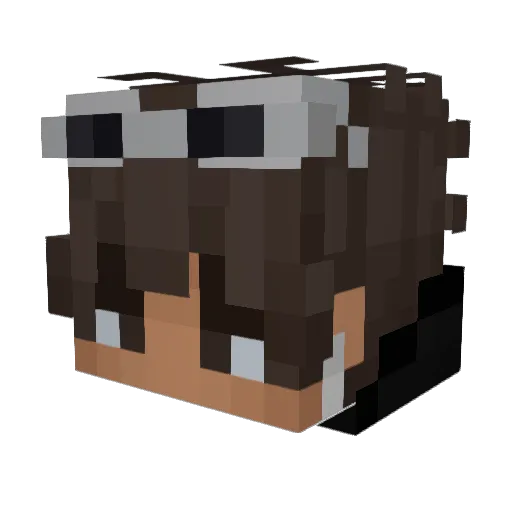 dairymilk345 Minecraft avatar head, 3D render