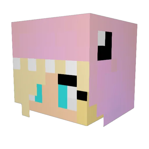 daisbud Minecraft avatar head, 3D render