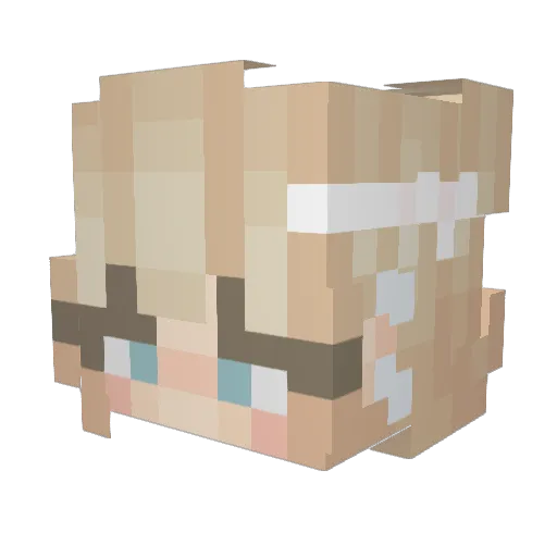 daiskii07 Minecraft avatar head, 3D render