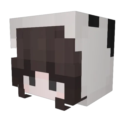 daistyq Minecraft avatar head, 3D render