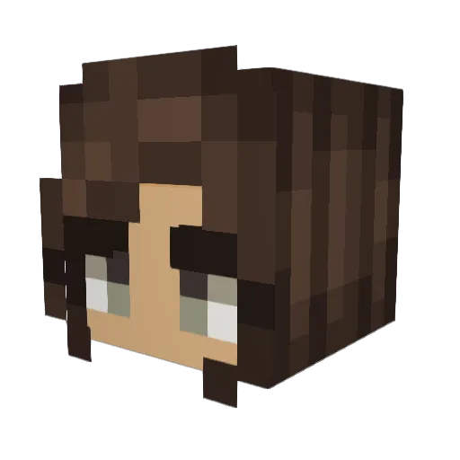 daisy12805 Minecraft avatar head, 3D render