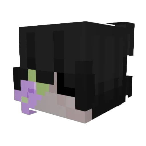 daisy Minecraft avatar head, 3D render
