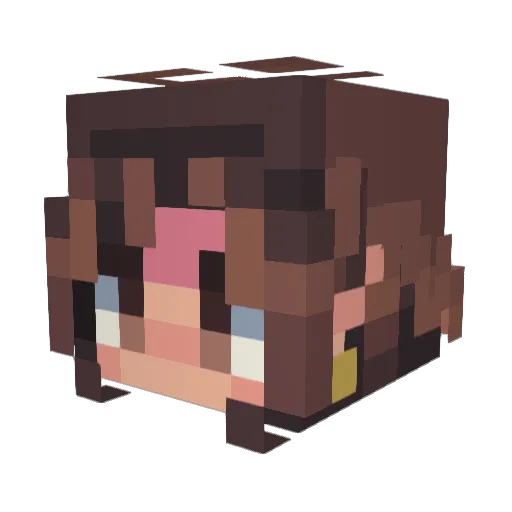 daisylove123 Minecraft avatar head, 3D render