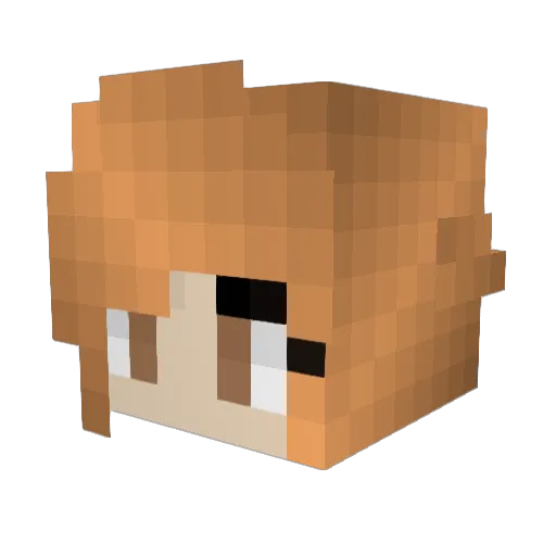 daisyminecraft Minecraft avatar head, 3D render