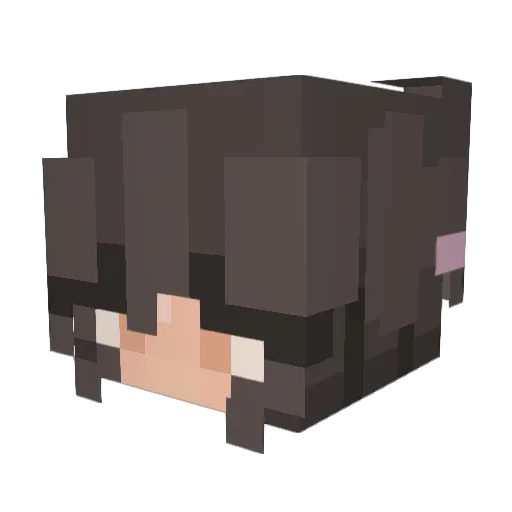 daisynyanz Minecraft avatar head, 3D render