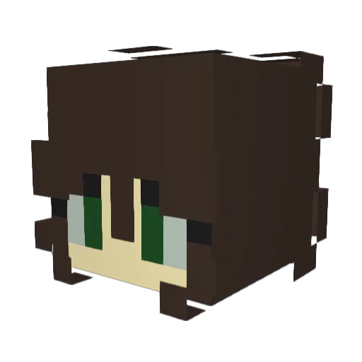daisypickbum Minecraft avatar head, 3D render