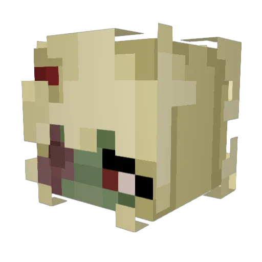 daisysxley Minecraft avatar head, 3D render
